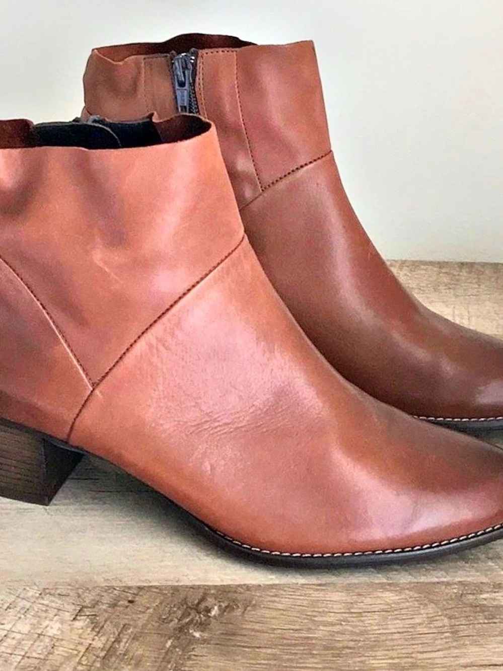 Brown Ankle Boots Like New